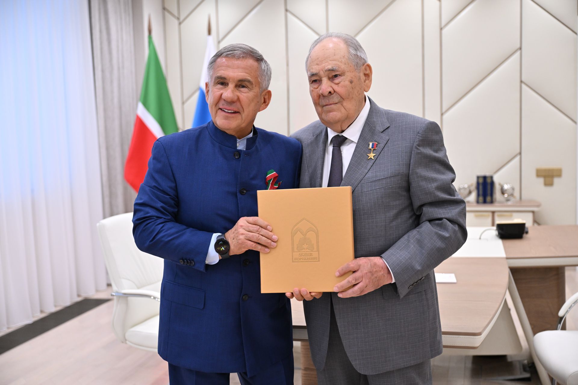 Шаймиев — Минниханову: То, что республика так развивается, вызывает огромную гордость