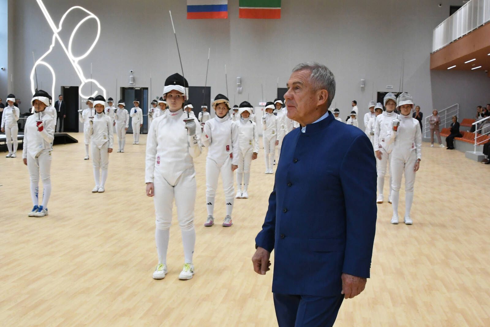 Минниханов открыл Центр фехтования в Казани