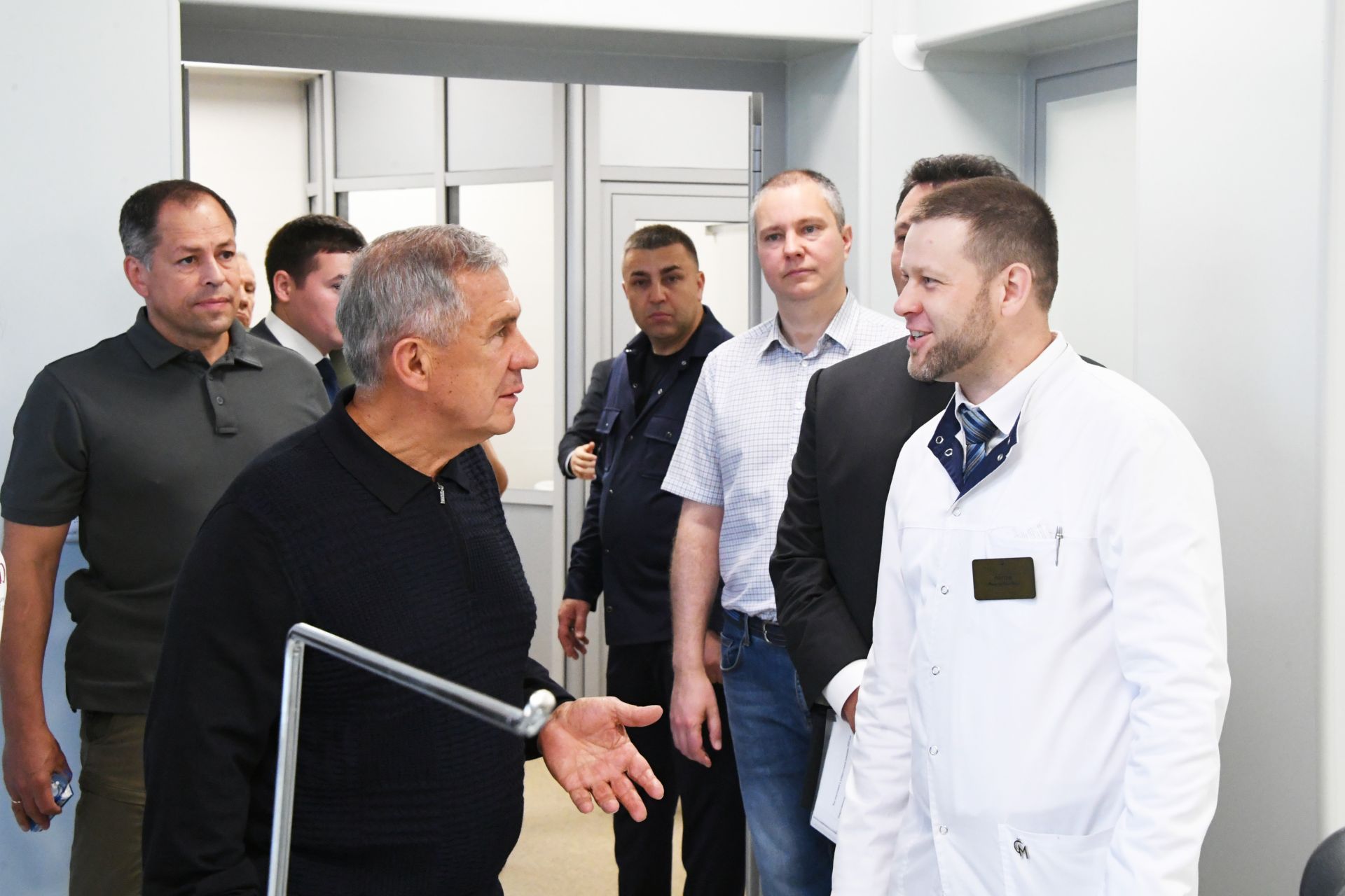 Минниханов осмотрел стационар Елабужской ЦРБ после капремонта