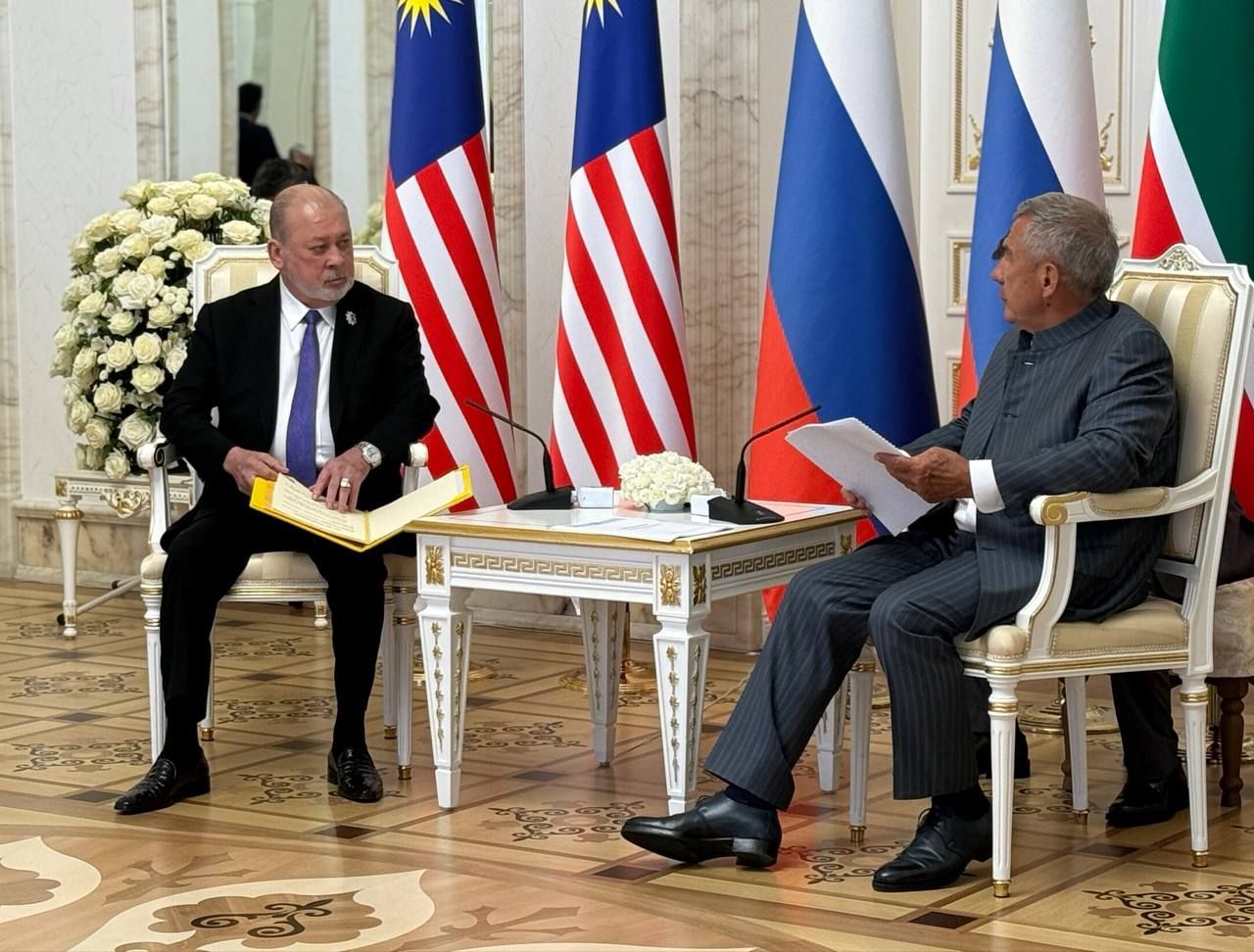 Король Малайзии раскрыл Минниханову, что о Татарстане рассказал ему Путин