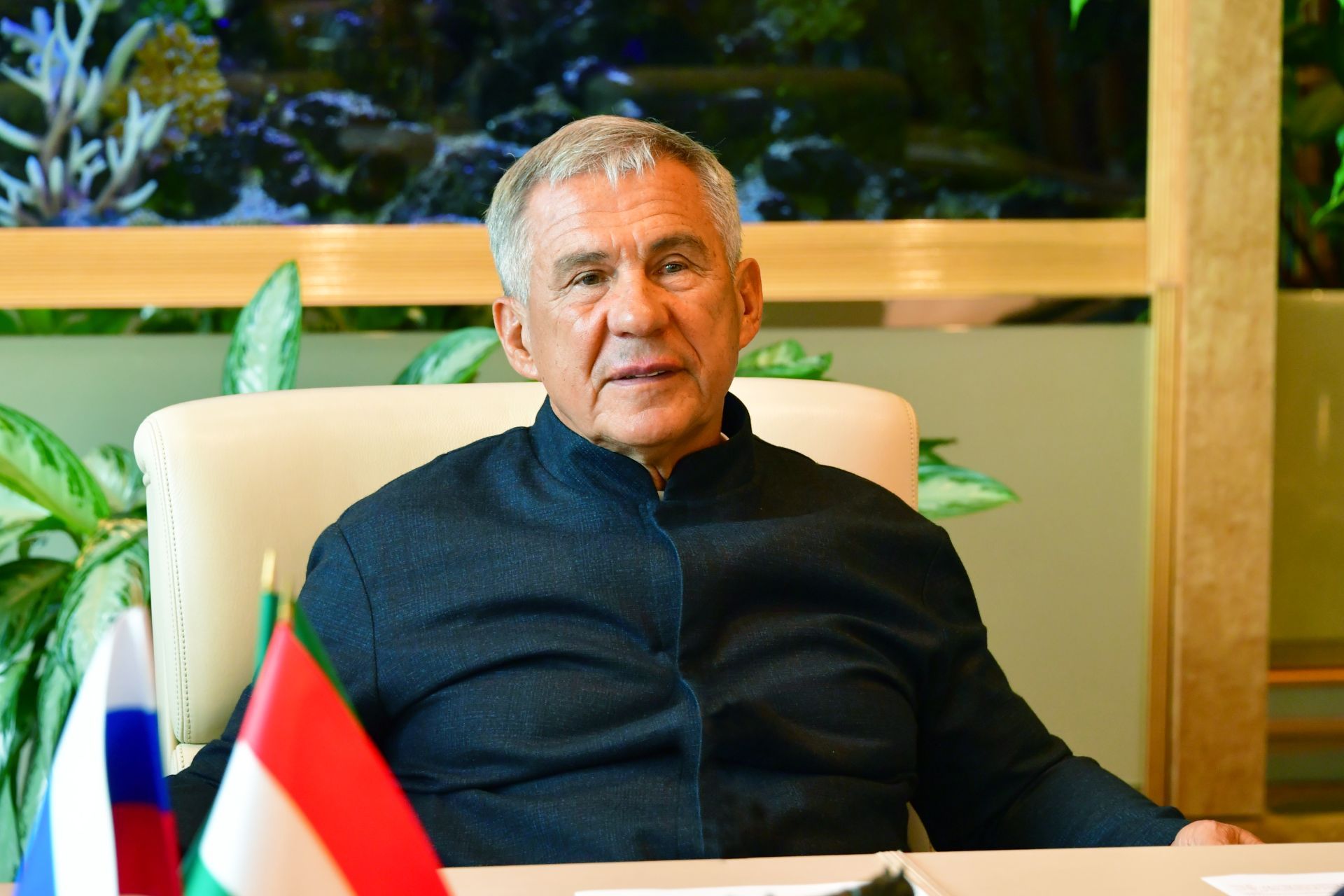 Минниханов обсудил сотрудничество с главой Международной федерации текбола