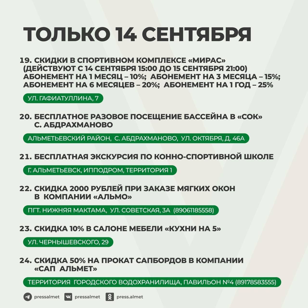 Скидки и бесплатный проезд: проголосовавшие на выборах Раиса РТ альметьевцы получат бонусы