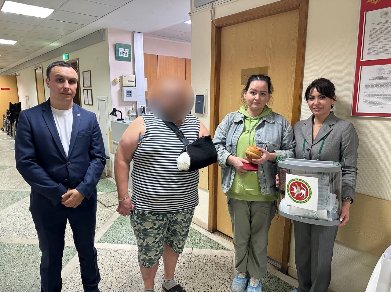 Бойцы СВО из Татарстана в госпитале Бурденко в Москве проголосовали за Раиса республики