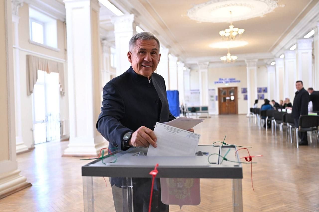 Минниханов принял участие в Едином дне голосования