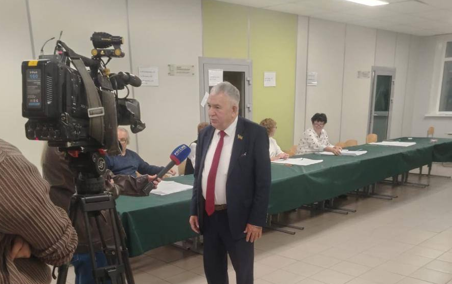 Хафиз Миргалимов проголосовал на выборах Раиса Татарстана