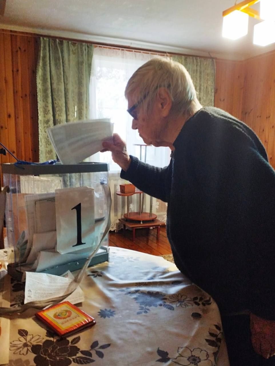 Столетние жители Татарстана смогли проголосовать на выборах Раиса на дому