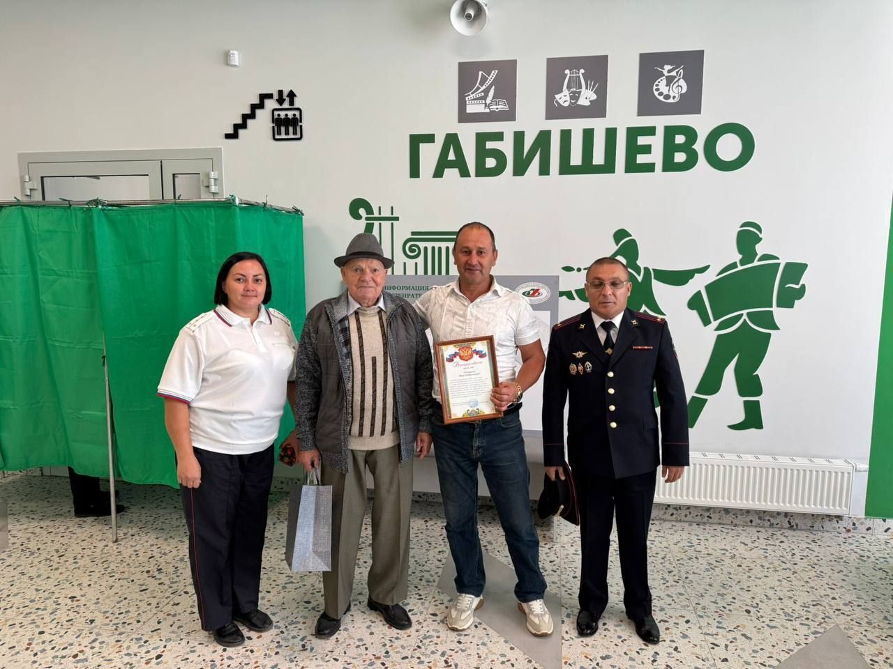 Житель Габишево отметил 90-летие в день выборов Раиса Татарстана
