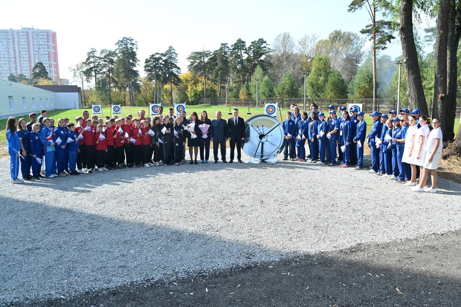 Краснов и Минниханов дали старт строительству Центра стрельбы из лука в Казани