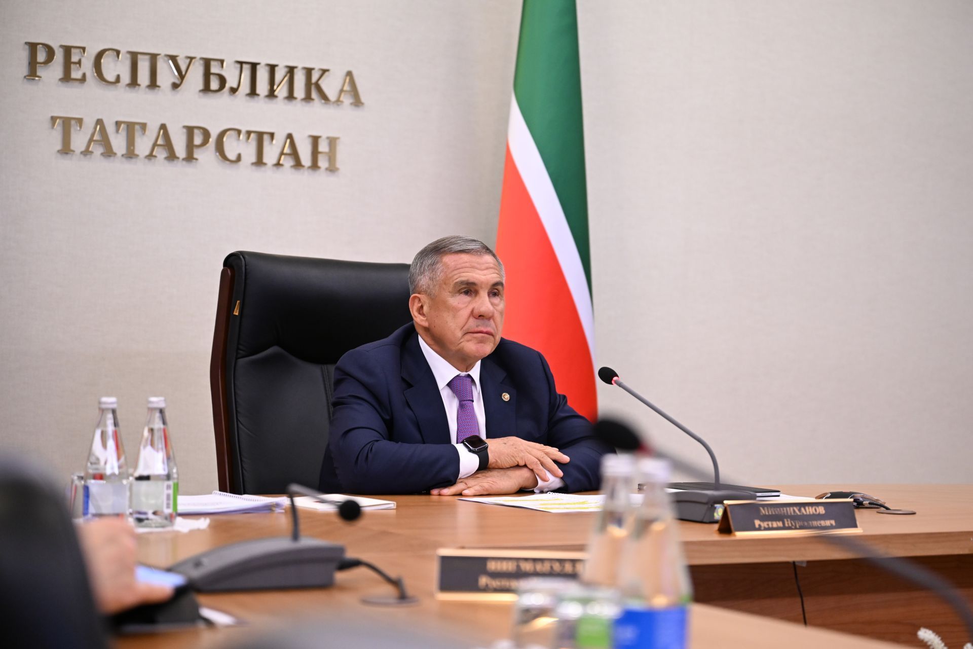 Минниханов поздравил «Динамо-Ак Барс» с триумфом на Кубке Победы