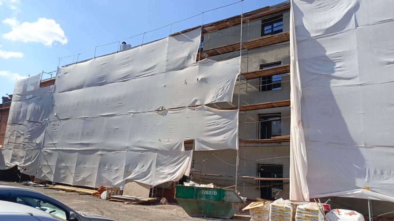 В Казани реставрируют дом купца Якова Шамова, построившего городскую больницу