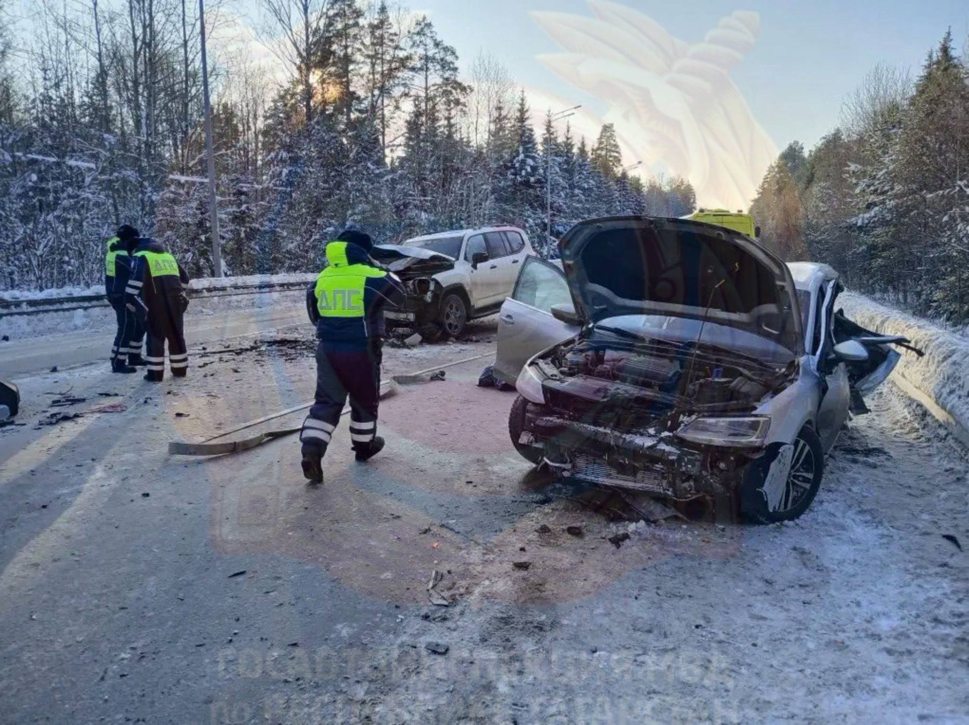 Смертельное ДТП с двумя иномарками произошло в Казани