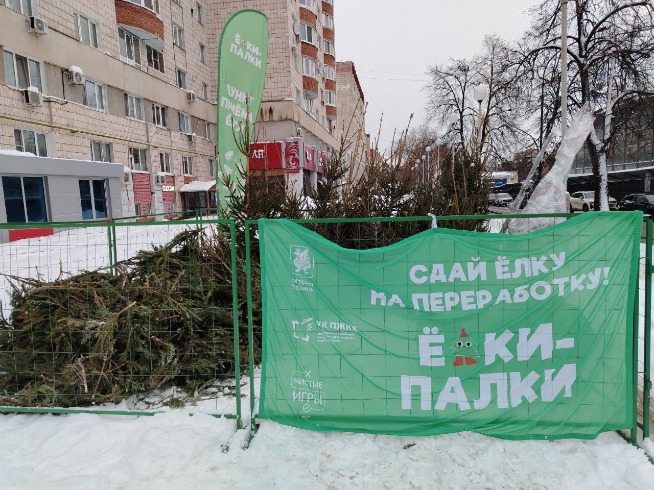 Елки – на щепки: древесные отходы Нового года в Казани раздадут дачникам