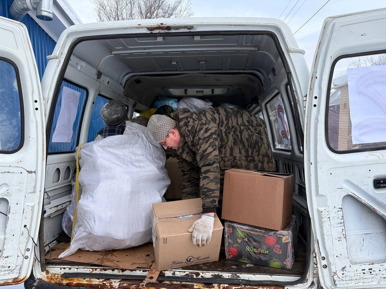 Лениногорский район отправил в зону СВО «Газель» с грузами для бойцов