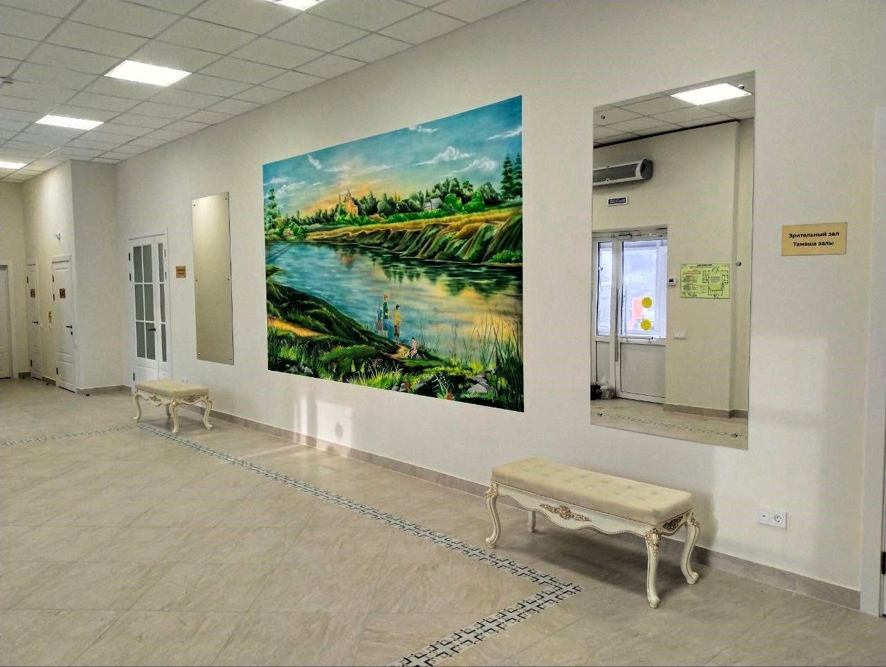 Новый многофункциональный центр с актовым залом появился в селе Рыбно-Слободского района