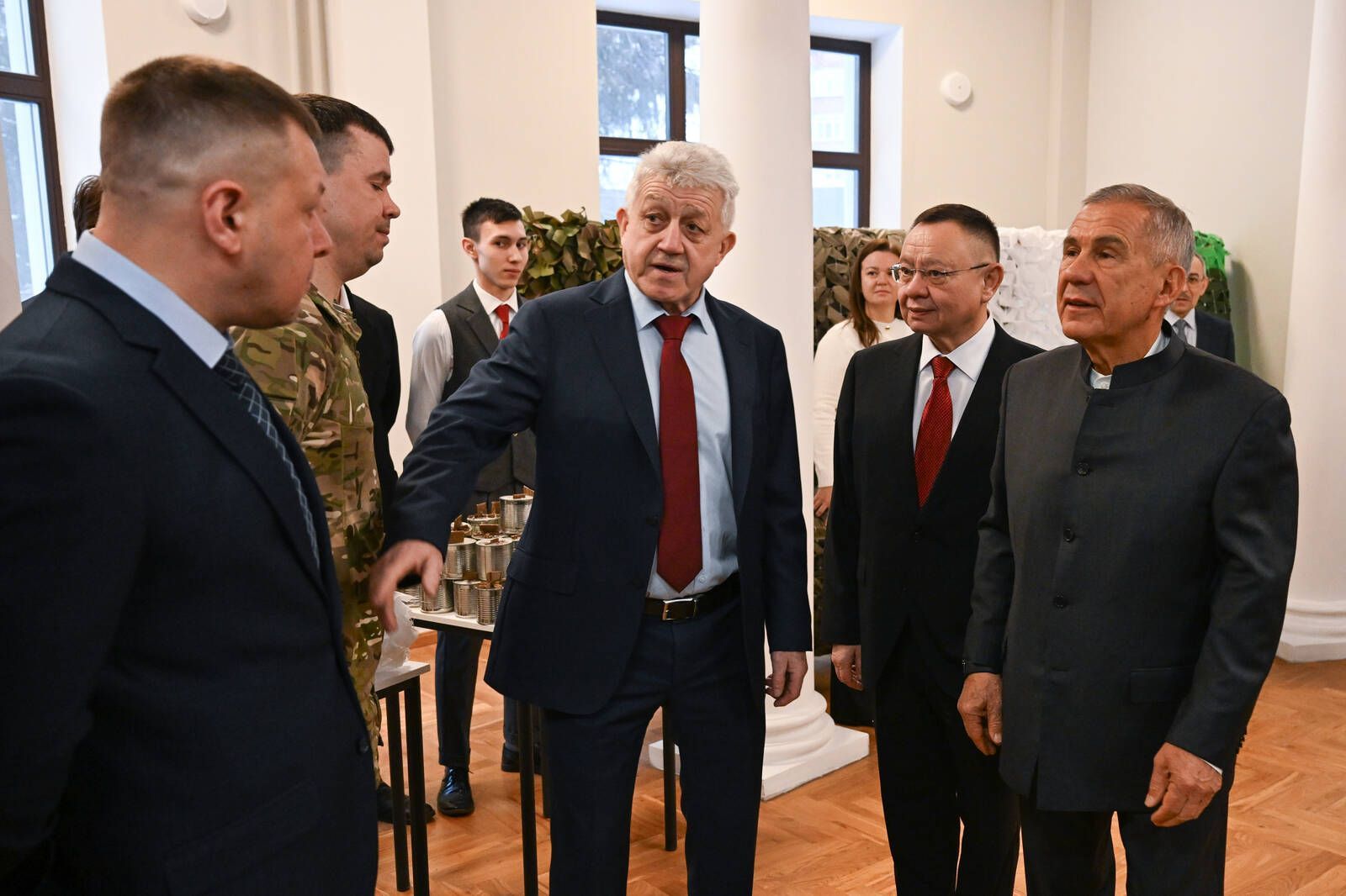 Минниханов и Файзуллин посетили КГАСУ