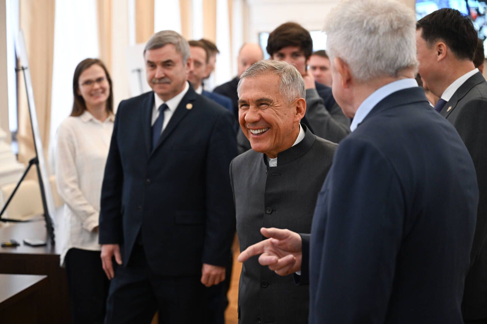 Минниханов и Файзуллин посетили КГАСУ