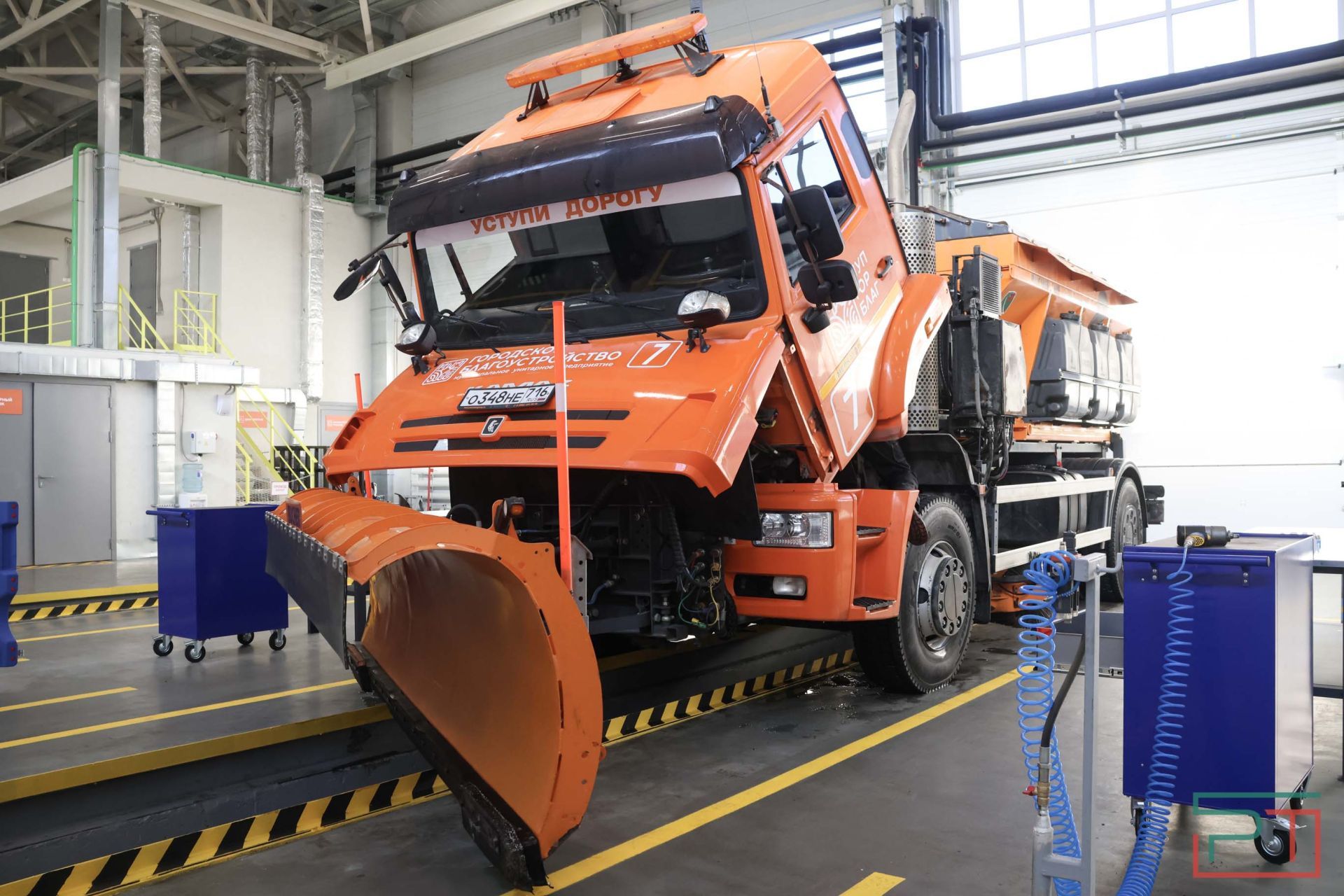 Метшин осмотрел новую базу МУП «Городское благоустройство»