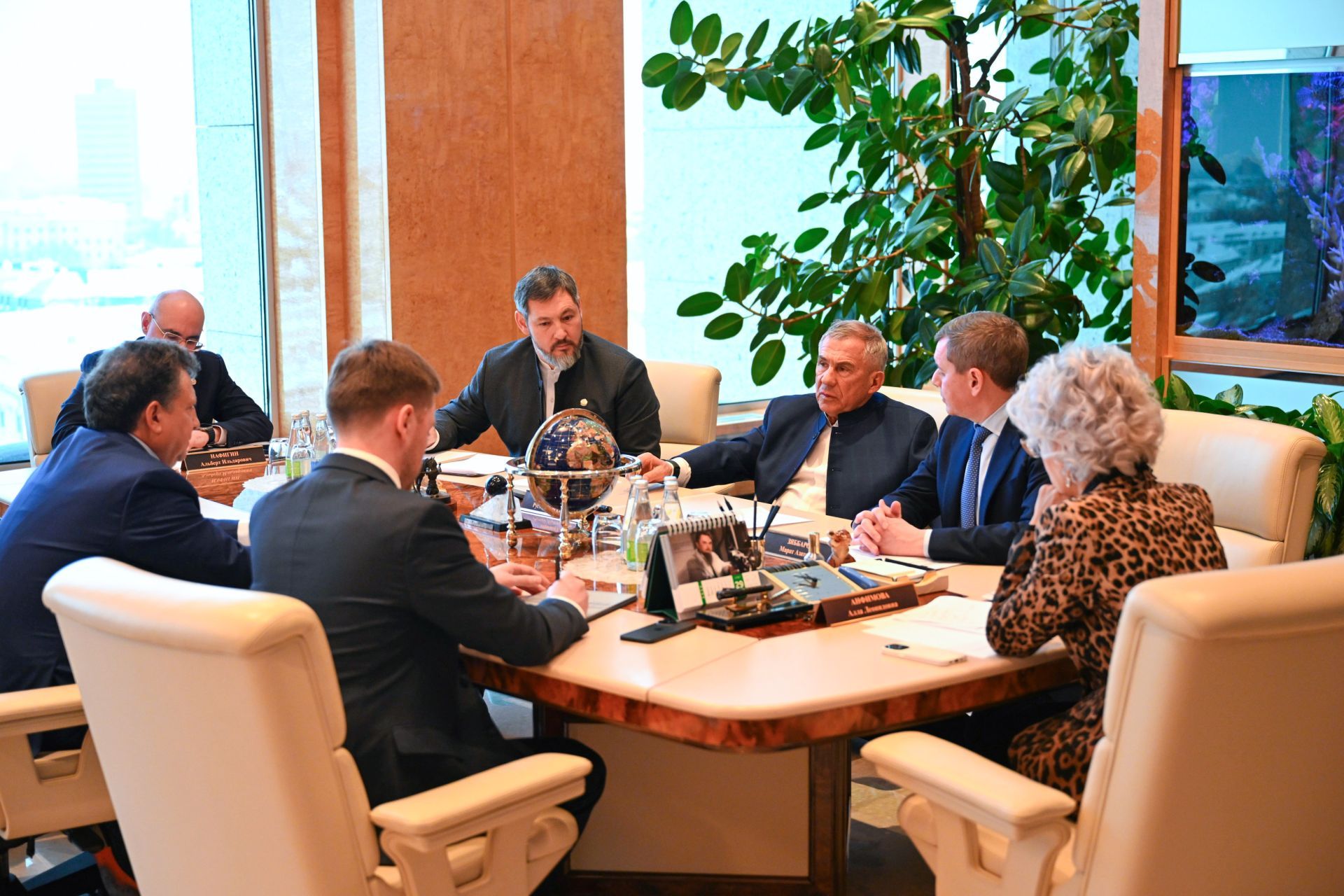 Минниханов встретился с президентом компании «Арнест» Сагалом