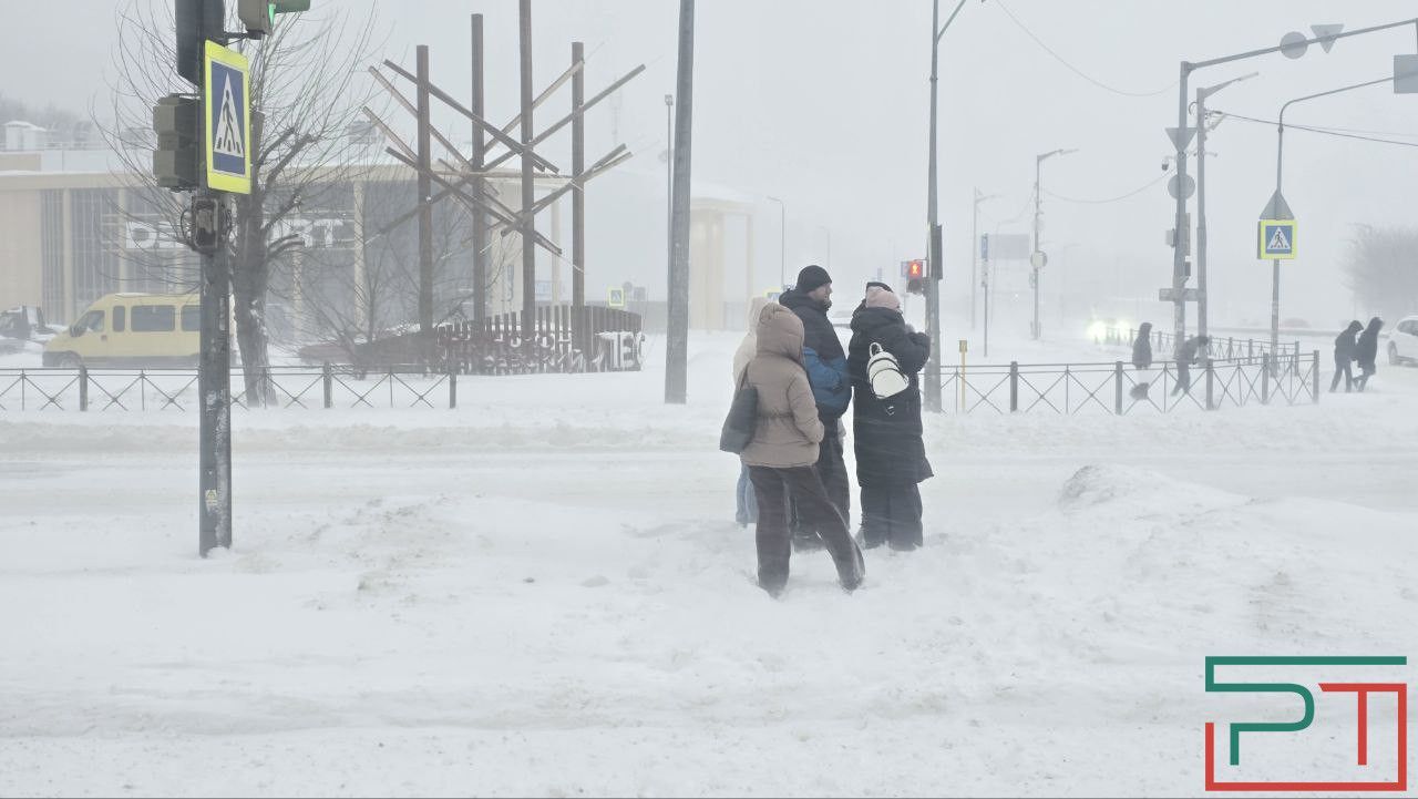 Казань засыпало снегом – фото