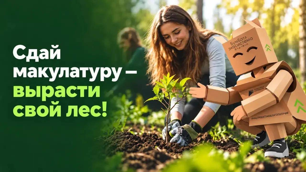 Татарстанцы смогут высадить именной лес по акции «БумБатл»