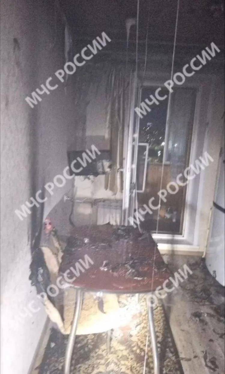 Пожилая жительница Челнов попала в больницу из-за отравления дымом при пожаре в ее квартире