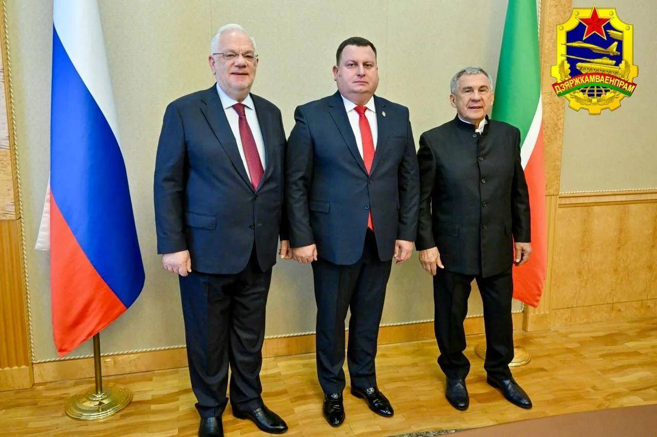 Минниханов обсудил с Шугаевым и Пантусом совместные проекты между Татарстаном и Беларусью