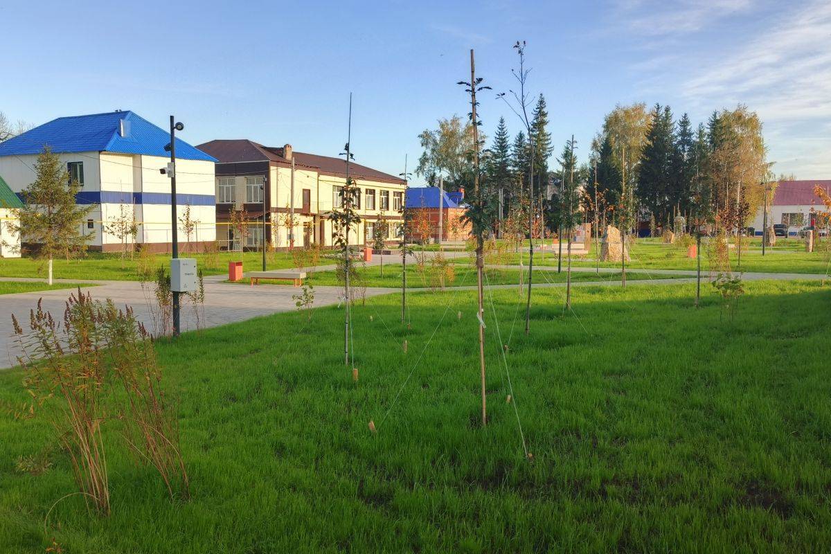 В Аксубаеве завершилась реконструкция парка Победы