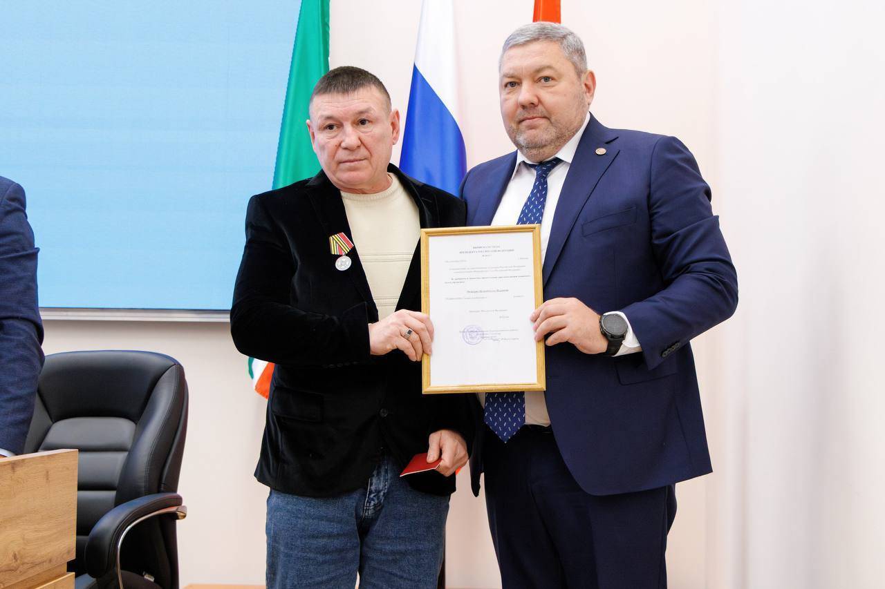 Герой СВО из Верхнеуслонского района награжден медалью «За храбрость»