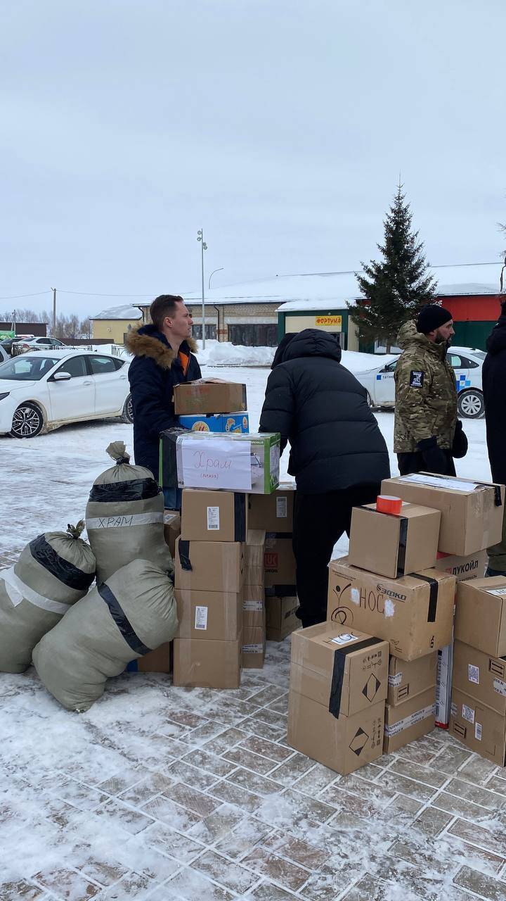 Новошешминцы отправили в зону СВО генераторы, стройматериалы и медикаменты