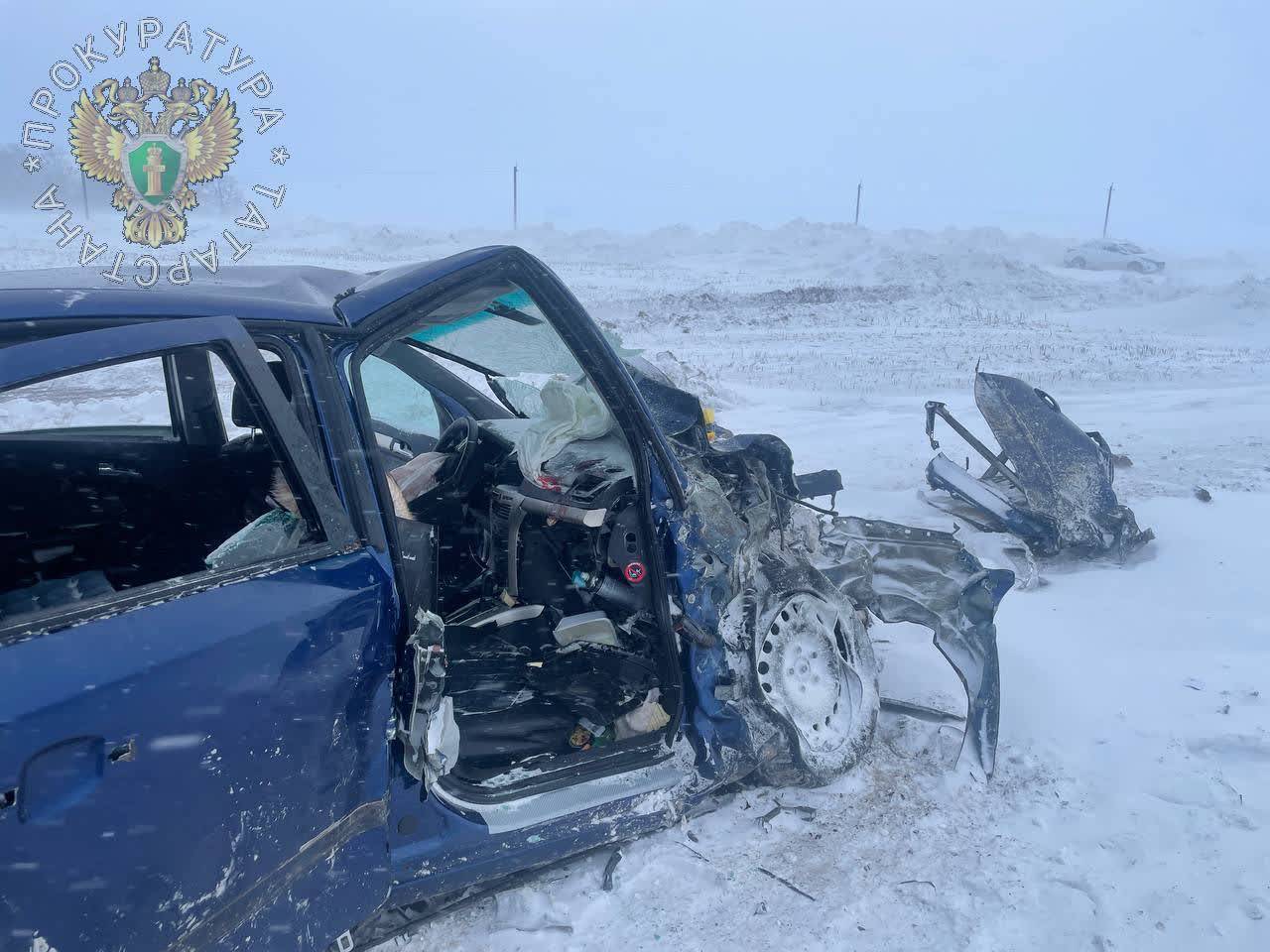 В массовом ДТП под Лениногорском пострадал ребенок