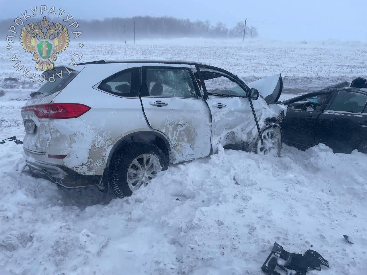 В массовом ДТП под Лениногорском пострадал ребенок
