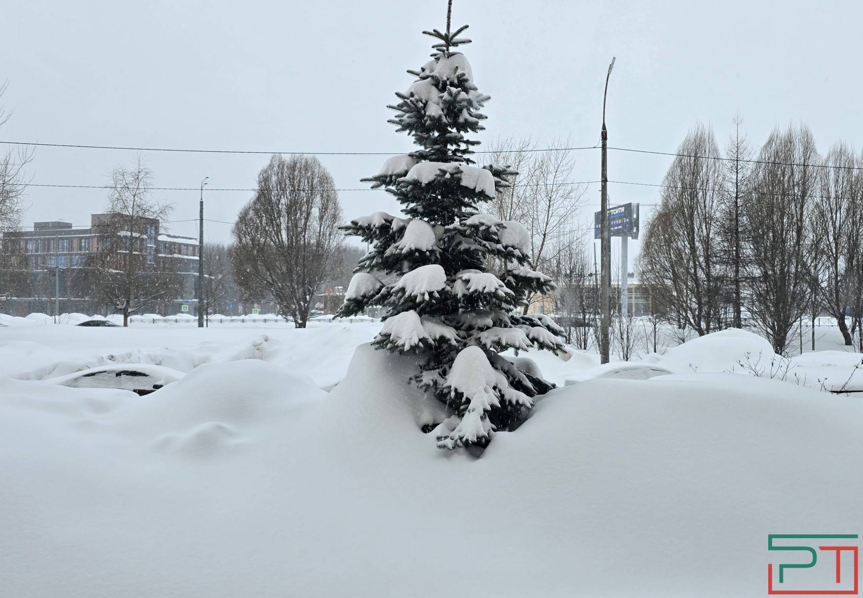 За половину февраля в Казани выпало больше 120% месячной нормы снега