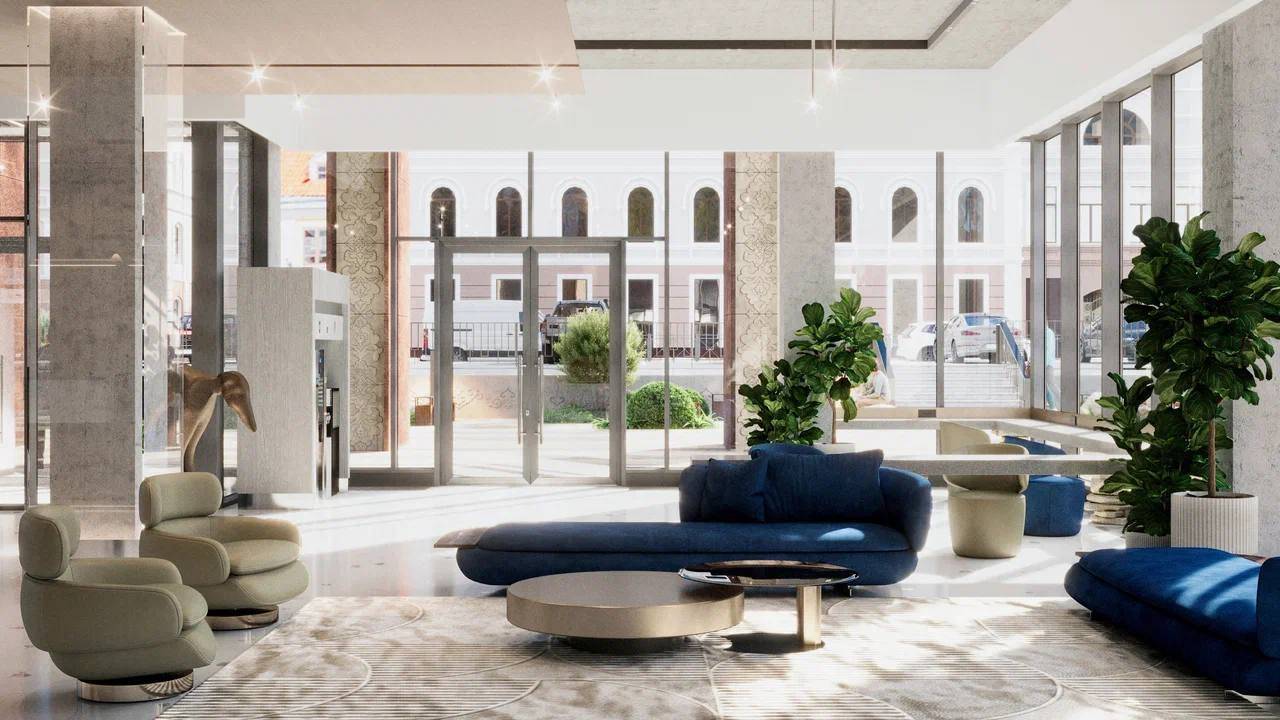 Инновации с татарским акцентом: какими будут интерьеры бизнес-центра в казанском ЦУМ