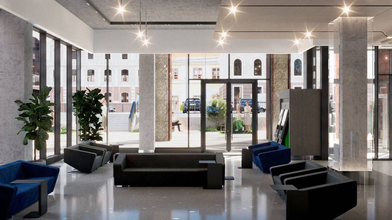 Инновации с татарским акцентом: какими будут интерьеры бизнес-центра в казанском ЦУМ