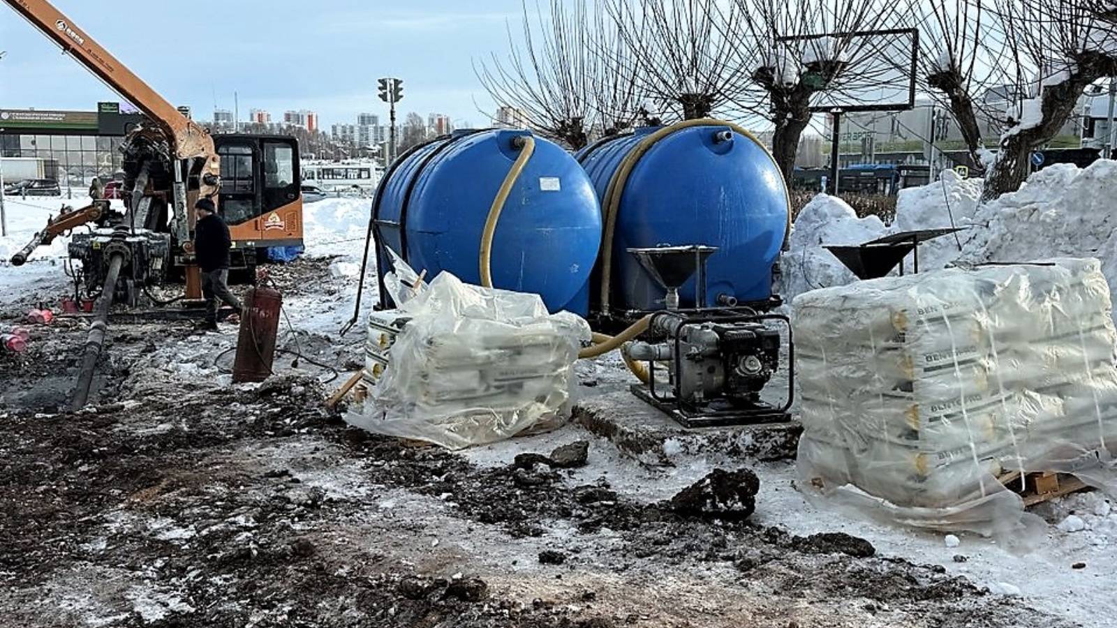 В Челнах стартовал капремонт участка хозяйственно-бытовой канализации длиной 2 км