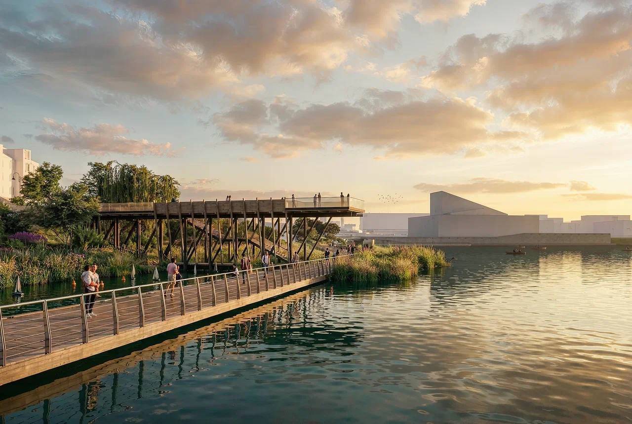 Новый фонтан и смотровые площадки появятся на набережной озера Нижний Кабан в Казани – фото