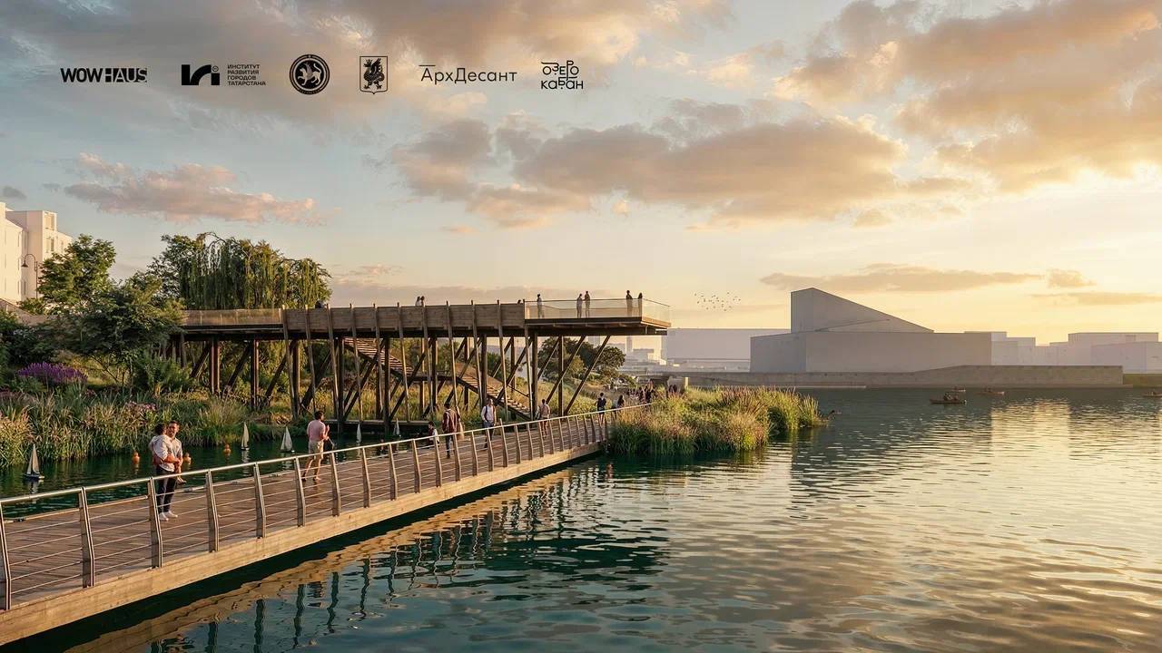 Был фонтан у старого Камаловского, будет и у нового: в Казани продолжат благоустройство набережной Кабана