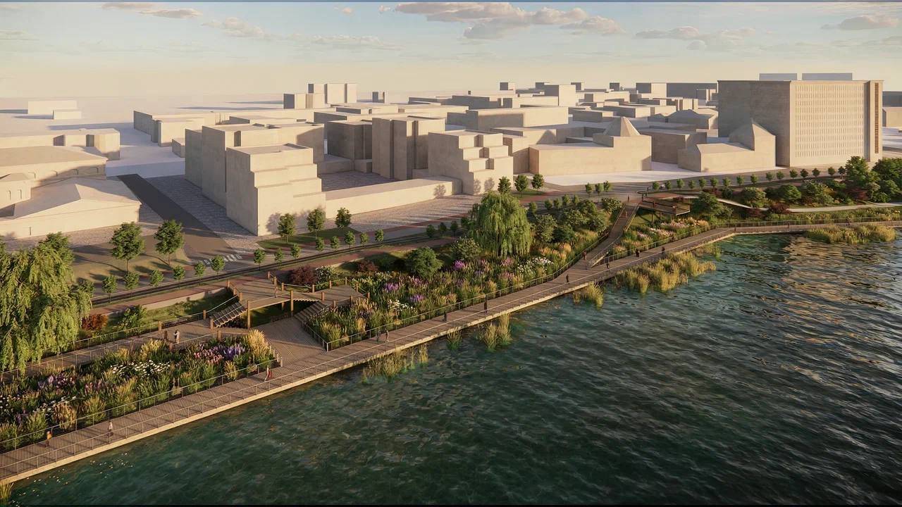 Новый фонтан и смотровые площадки появятся на набережной озера Нижний Кабан в Казани – фото