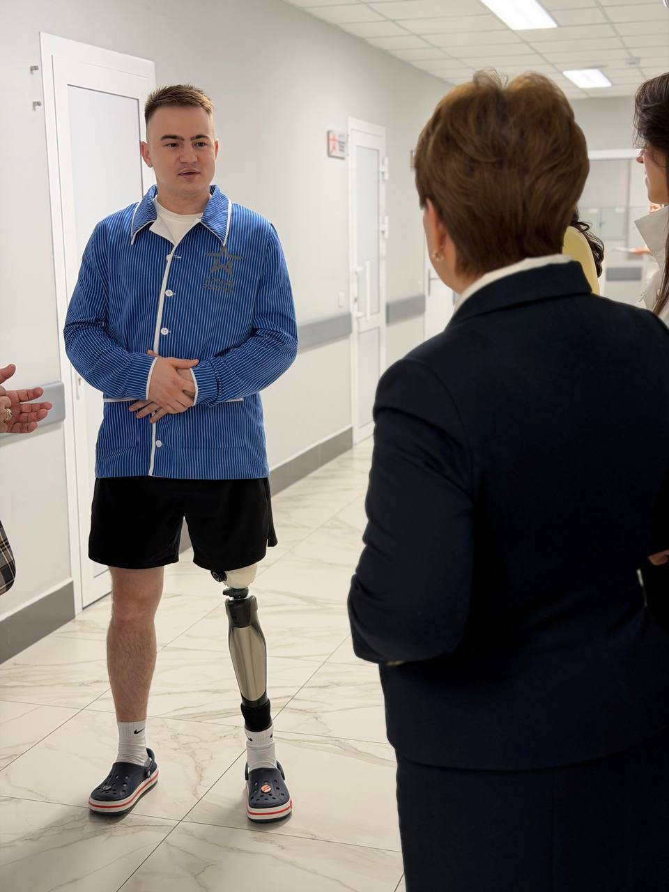 Сабурская и Галимова посетили Военный госпиталь Минобороны РФ