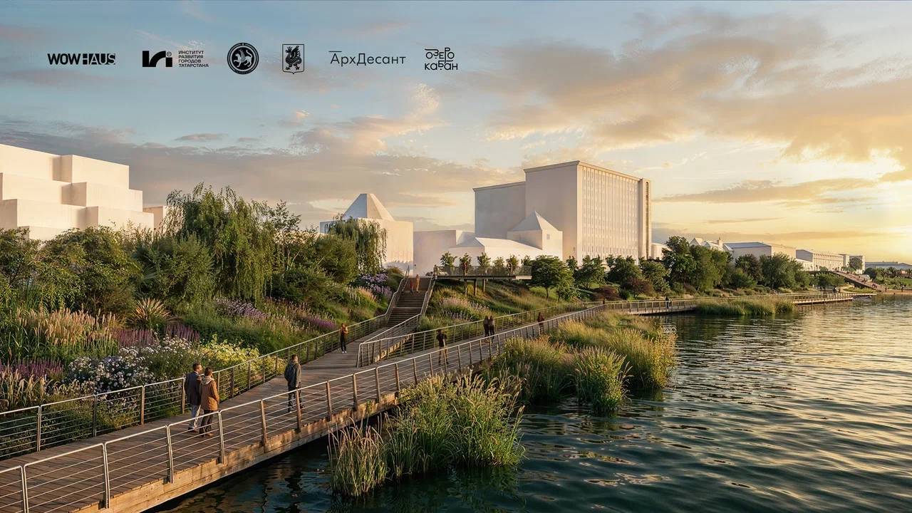 Был фонтан у старого Камаловского, будет и у нового: в Казани продолжат благоустройство набережной Кабана