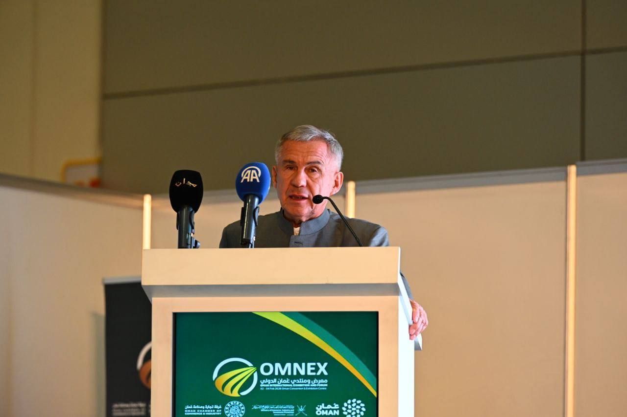 Рустам Минниханов выступил на открытии Оманской международной торговой выставки