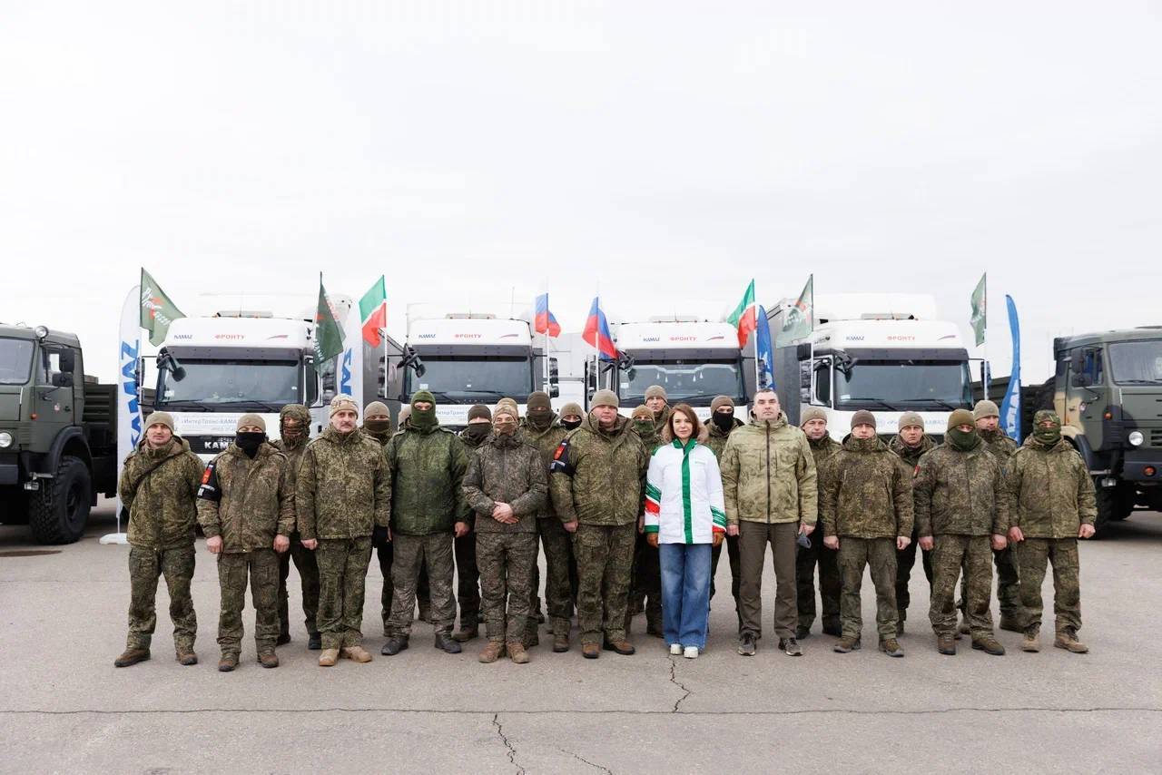Альфия Когогина отправила из Челнов очередной гуманитарный груз в зону СВО