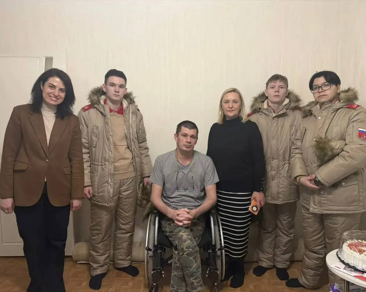 В Нижнекамске поздравили с Днем защитника Отечества ветеранов СВО с ранениями