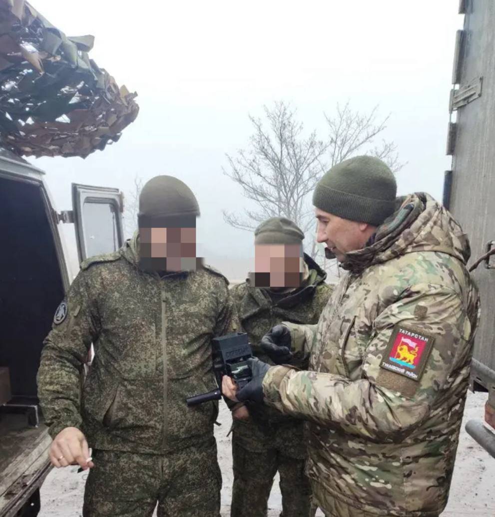 Делегация Тукаевского района доставила технику и вещи подразделениям в зоне СВО