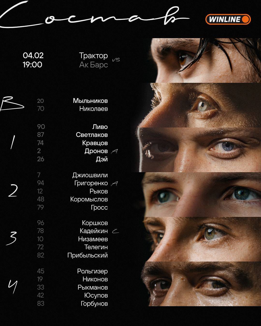 «Ак Барс» представил состав на встречу с «Трактором»