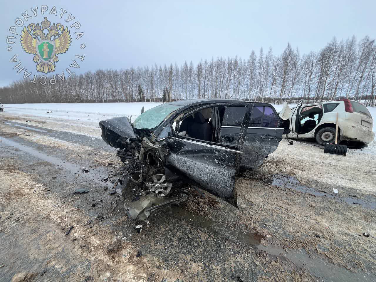 Смертельная встречка: в столкновении двух иномарок в Чистопольском районе погибли оба водителя