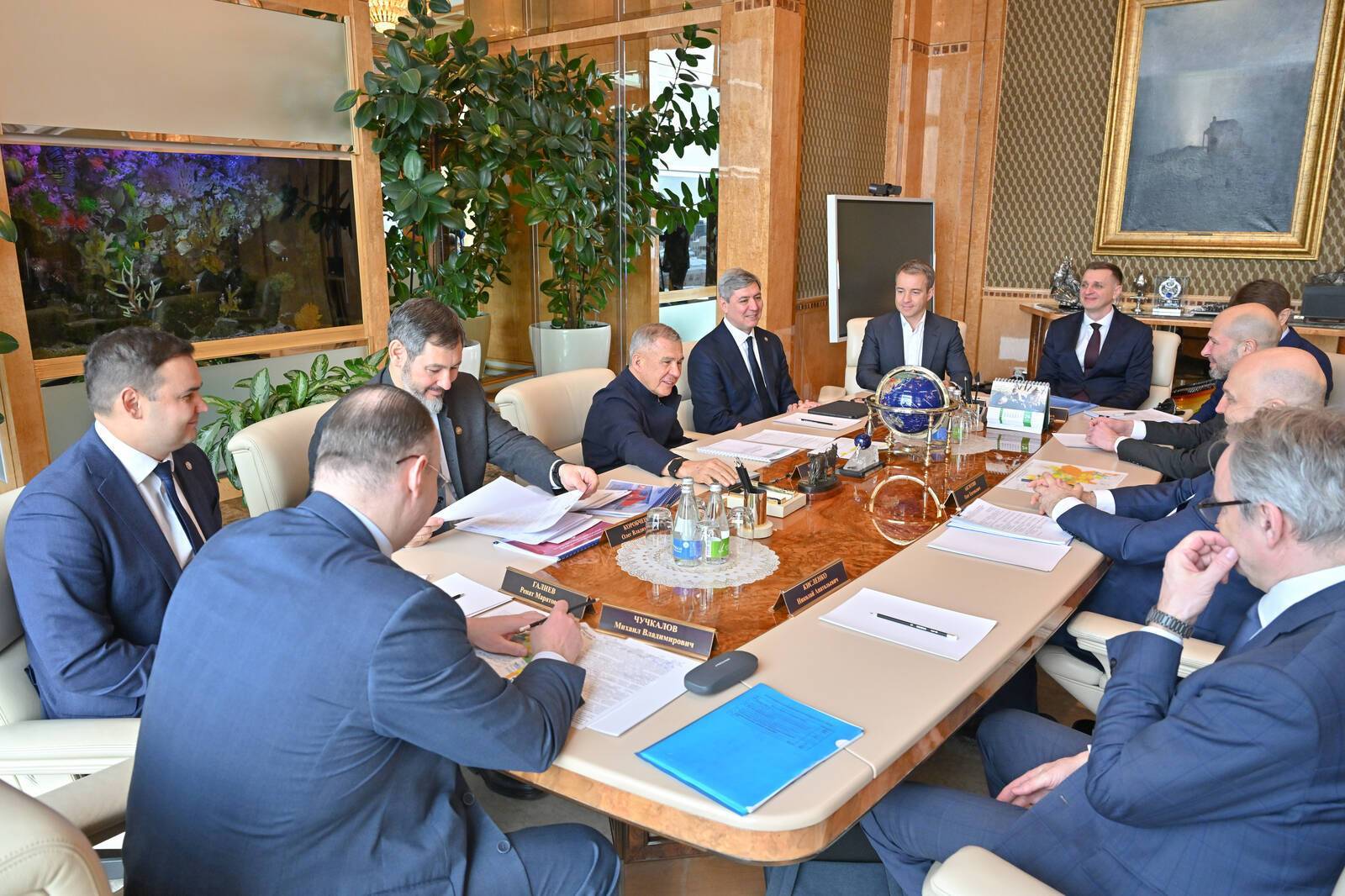 Раис Татарстана встретился с заместителем председателя правления «Газпрома»