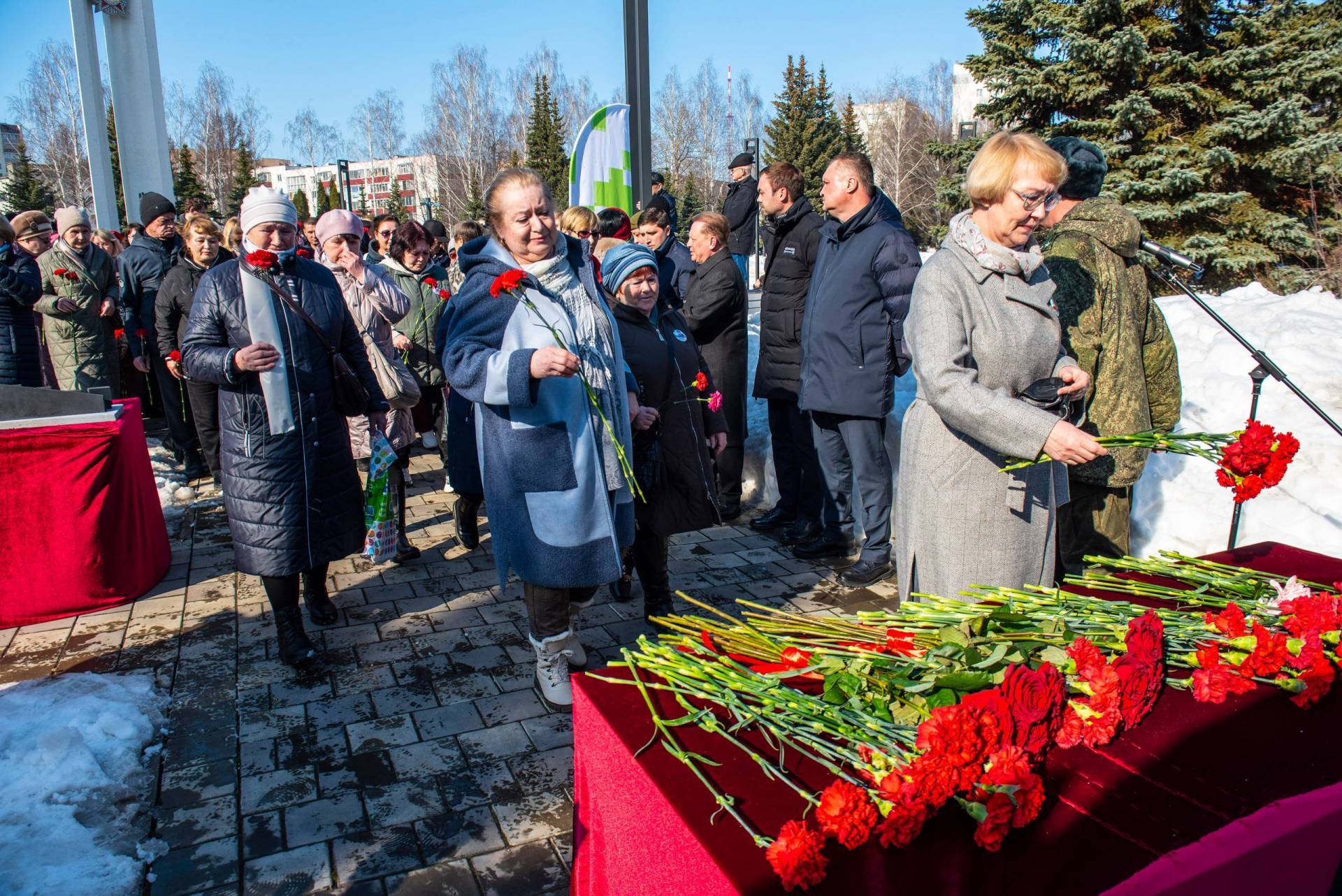 В Нижнекамске заложили памятник бойцам СВО – фото