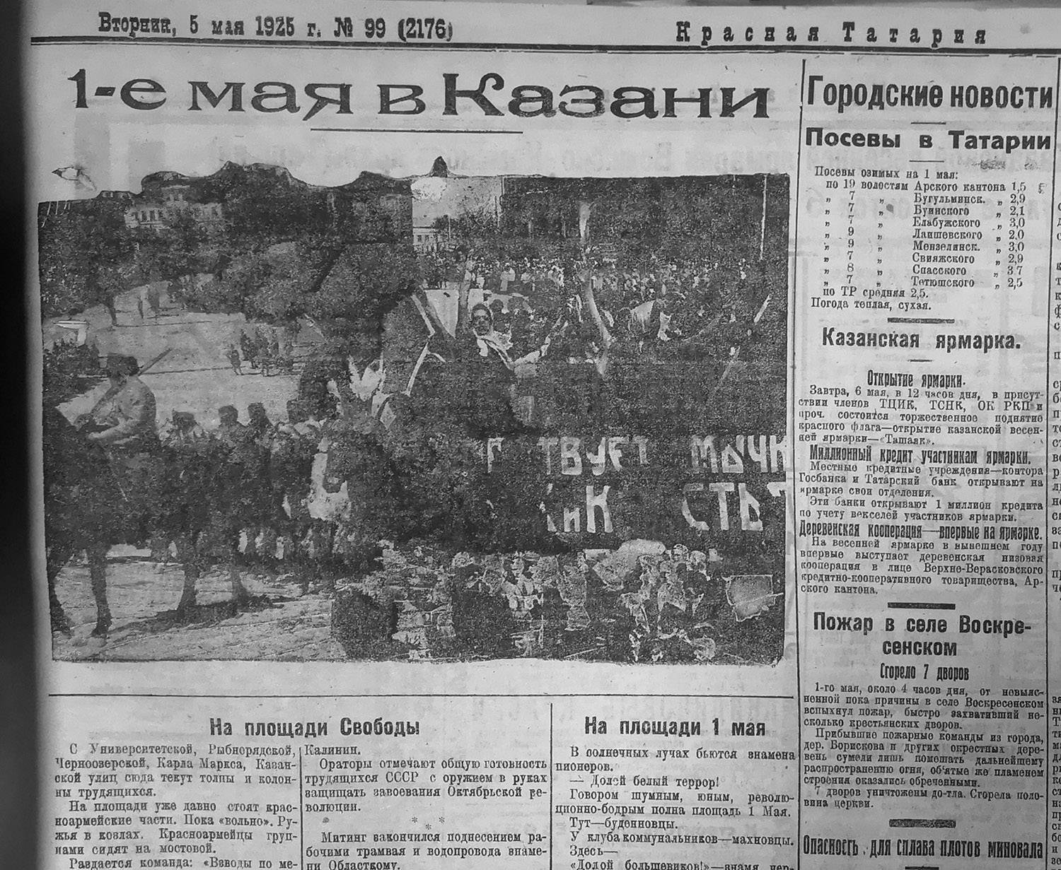 Первомай столетней давности: как отмечали праздник в Казани век назад
