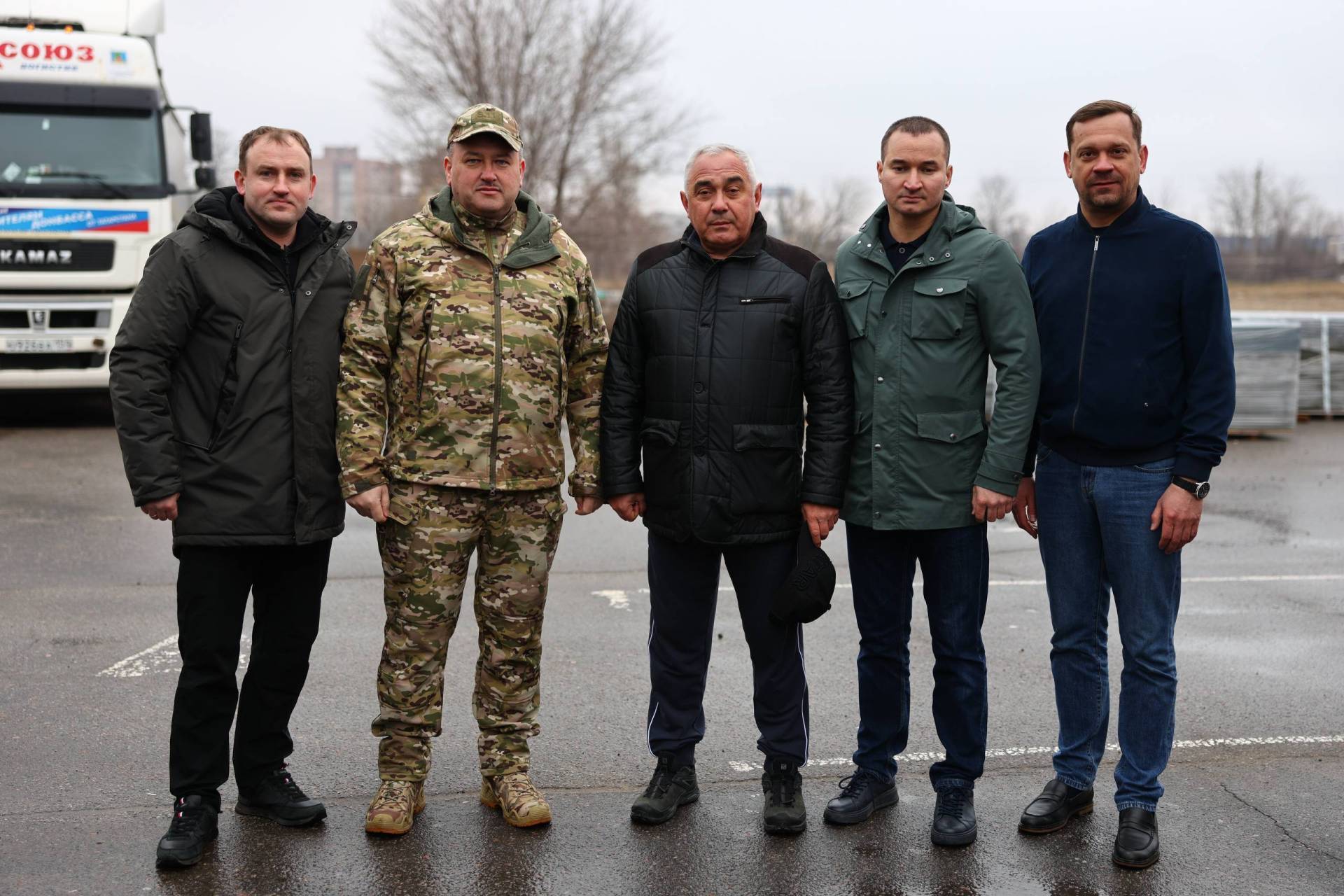 Делегация Кайбицкого района встретилась с бойцами в ЛНР